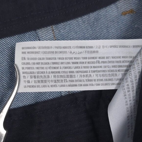 NWOT Abercrombie & Fitch Women’s Wide Leg Jeans Pleats Cotton Blend Size 32/14 L - Picture 12 of 12